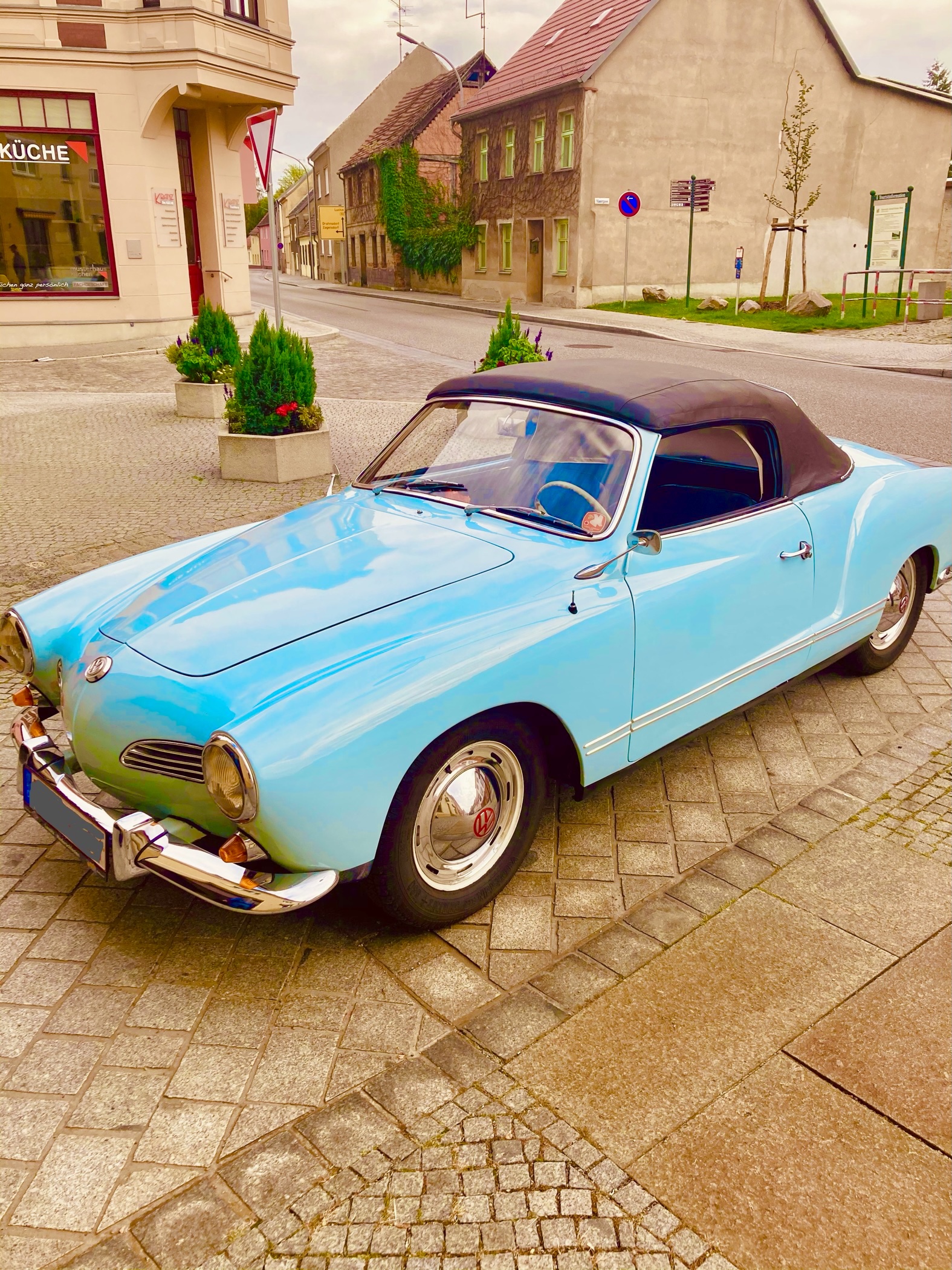 Hochzeitsauto VW Karmann Ghia Cabrio